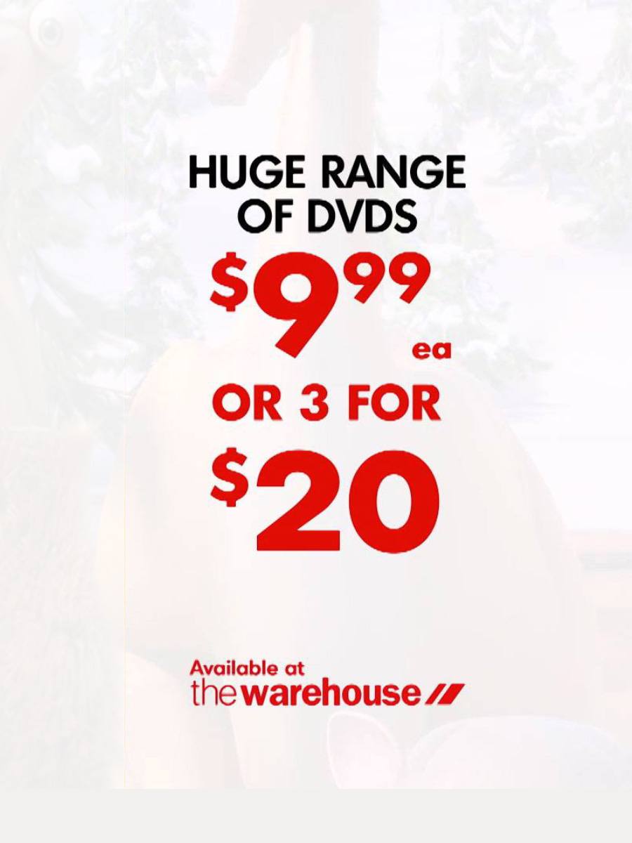 DVDs at The Warehouse